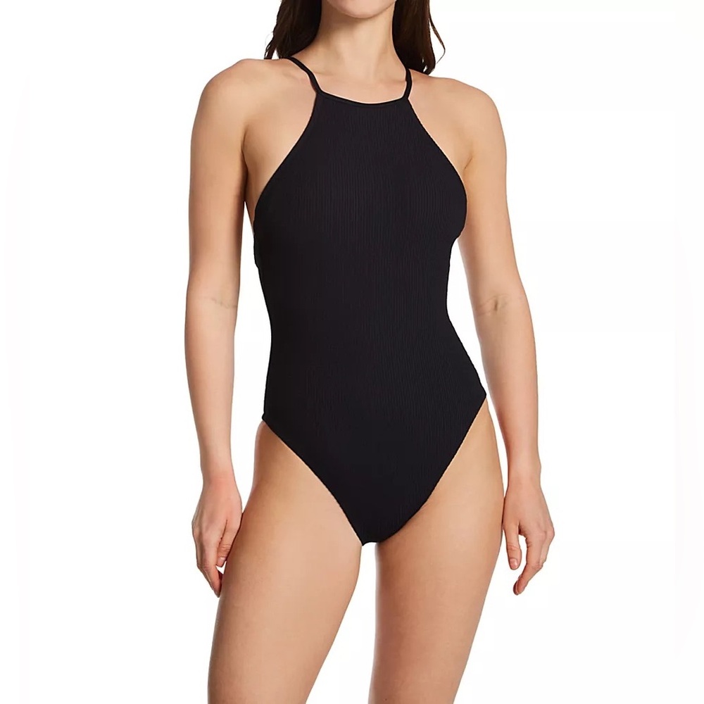 NWT SANCTUARY High Neck MIO One Piece Swimsuit $119